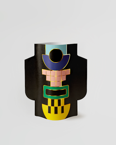 Octaevo — Paper Vase Florero — Bình Hoa